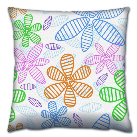 Perna, A14697, 43x43 cm, Amestec bumbac, Multicolor