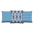 Set 3 perne decorative, AC-4383-4400-4384, 50% bumbac / 50% poliester, Multicolor