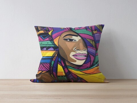 Husa de perna, a1059, 43x43 cm, Multicolor