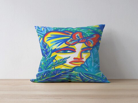 Husa de perna, a1082, 43x43 cm, Multicolor