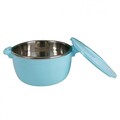 Set 3 caserole termice Belly blue, Art of Dining by Heinner, 2L/4L/6L, inox/polipropilena, multicolor
