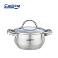 Semioala cu capac Amira, Cooking by Heinner, 18x10.5 cm, 2.6 L, inox/sticla
