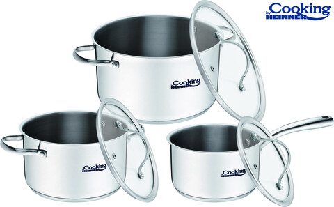 Set de gatit Anna, Heinner, 6 piese, inox