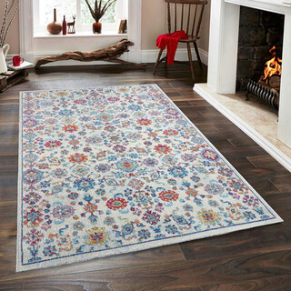 200x290 cm, Alb;Albastru