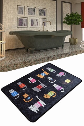 Covor, Black Cats DJT, 60x90 cm, Multicolor