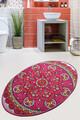 Covor, Mandala Oval DJT, 60x90 cm, Multicolor