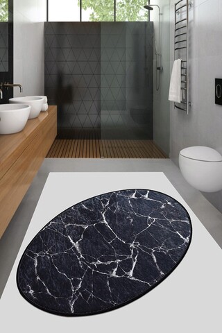 Covor, Marble Oval DJT, 60x90 cm, Multicolor