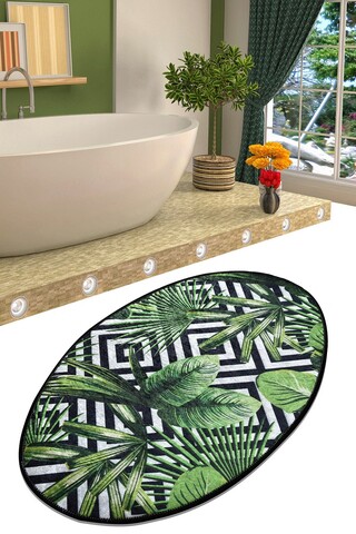 Covor, Tropik Oval DJT, 60x90 cm, Multicolor