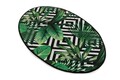 Covor, Tropik Oval DJT, 60x90 cm, Multicolor