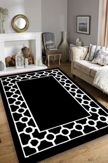 Negru;Alb, 80x150 cm