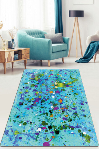 Covor, Guaj Djt, Poliester, Multicolor