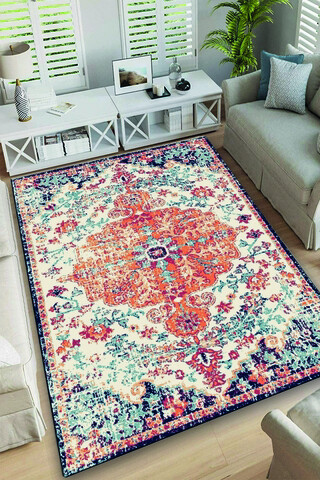 Covor, Adobe Şönil Cotton , 120x180 cm, Bumbac;Poliester, Multicolor