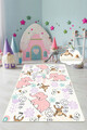 Covor, Pink Elephant, Poliester, Multicolor