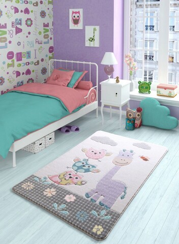 Covor, Owls, 133x190 cm, Poliamida, Multicolor