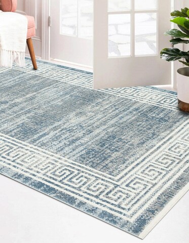 Covor, TRS 01, 80x150 cm, Poliester, Albastru