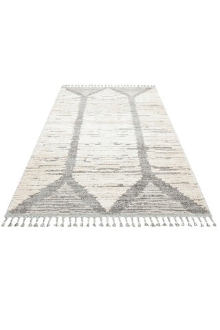 Covor, Sdy 01, 200x300 cm, Polipropilena, Alb/Gri