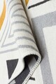 Covor, Ar 18 Yellow Grey , 80x150 cm, Bumbac reciclat, Galben / Gri