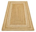 Covor, Ech 10 Natural White, 80x200 cm, Iuta, Bej / Camel
