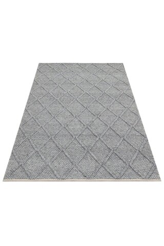 Covor, Diamond Grey, 170x240 cm, Lana, Gri