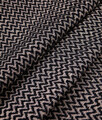 Covor, 23033A , 60x100 cm, 100% Iuta/tesatura chenille, Alb/Negru