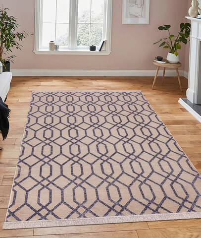 Covor, 23037A , 60x100 cm, 100% Iuta/tesatura chenille, Antracit