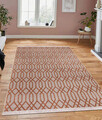 Covor, 23037A , 60x100 cm, 100% Iuta/tesatura chenille, Portocaliu