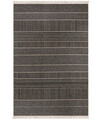 Covor, 23041A , 60x100 cm, 100% Iuta/tesatura chenille, Alb/Negru