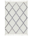Covor, 0500E , 80x150 cm, Poliester, Alb/Gri