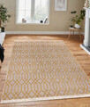 Covor, 23037A , 80x150 cm, 100% Iuta/tesatura chenille, Galben