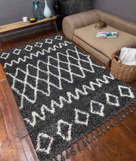 120x180 cm, Antracit;Alb