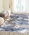 Covor, 45540A , 80x150 cm, Acril, Albastru