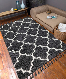 200x290 cm, Antracit;Alb