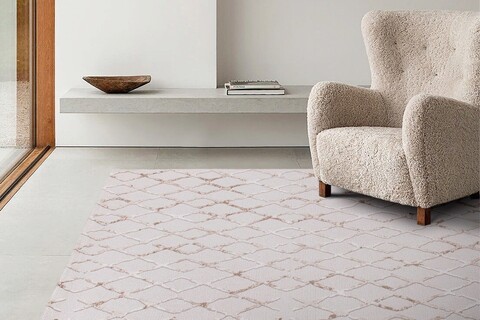Covor, 46026 Milas, 80x300 cm, Acril, Bej