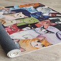 Covor, Woopamuk238, 80x300 cm, Bumbac;Poliester, Multicolor