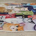 Covor, Woopamuk238, 80x300 cm, Bumbac;Poliester, Multicolor