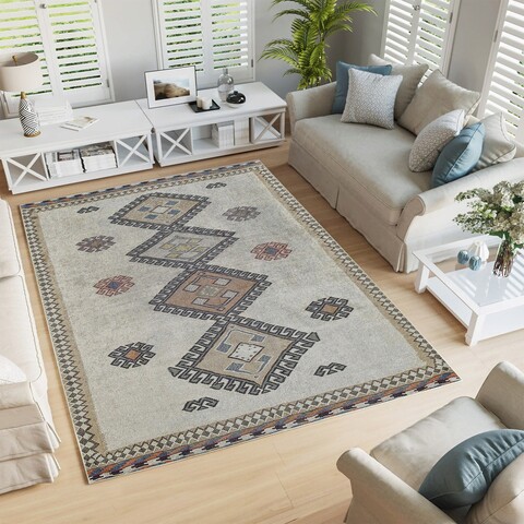 Covor, Woopamuk018, 160x230 cm, Bumbac;Poliester, Gri