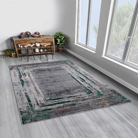 Covor, Woopamuk020, 160x230 cm, Bumbac;Poliester, Gri