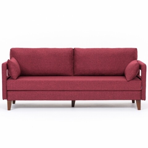 Canapea extensibila Comfort Life, Heinner,3 locuri, stofa, rosu