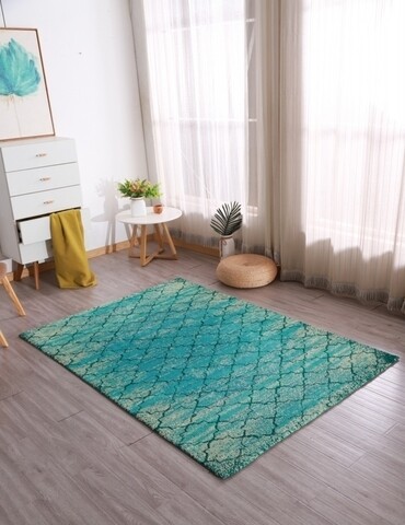 Covor Sky, Heinner, 200 x 300 cm, 100% poliester, turcoaz