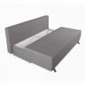 Napoli Grey kanapéágy, 205x90x86 cm, tároló dobozzal