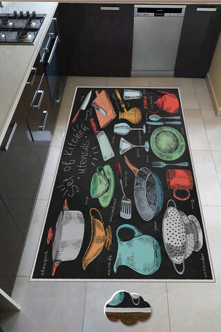 Covor, Wookece246, 60x100 cm, Multicolor