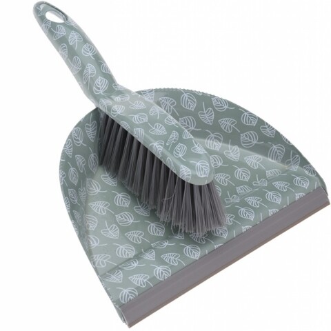 Set perie si faras Retro Green, plastic, verde