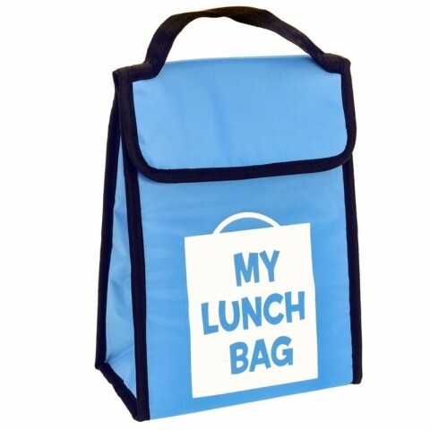 Geanta pentru pranz My lunch bag, 10 x 18 x 24 cm, poliester, albastru