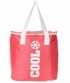 Geanta termoizolanta Cool Red, 24L, poliester, rosu/alb