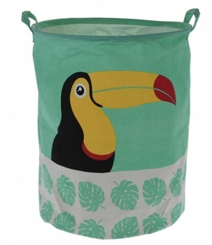 Cos depozitare Parrot, 40 x 50 cm, poliester, multicolor