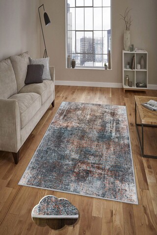 Covor, HMNT169, 80x150 cm, Poliester, Multicolor