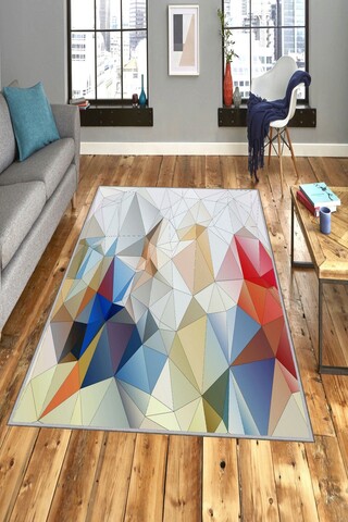 Covor, EXFAB254, 80x150 cm, Poliester, Multicolor