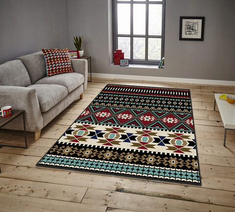 Covor, ASR CRPT-114 , 100x140 cm, Poliester, Multicolor