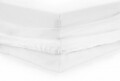 Cearceaf de pat cu elastic White Heinner, 90x200 cm, 100% bumbac, alb