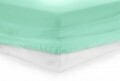 Cearceaf de pat cu elastic Turquoise Heinner, 140x200 cm, 100% bumbac, turcoaz